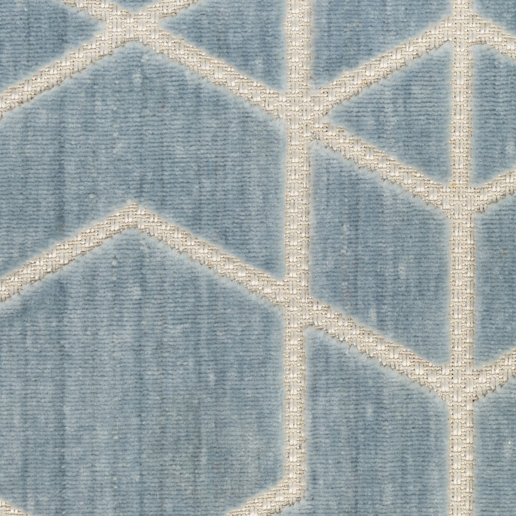 Nourison Washable Charm 2'2" x 8' Blue Ivory Modern Indoor Rug