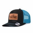 thumbnail image 6 of Vergiac Route 66 Leather Patch Trucker Hat, Men Adjustable Breathable Mesh Baseball Cap for Outdoor Travel Daily Casual Outfits, 6 of 6