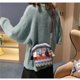thumbnail image 5 of Bolso de hombro bohemio | Bolso bandolera con flecos para mujer | Bolso de mano con borlas estilo coreano | Bolso para festivales | Bolso casual para el día a día | Interior espacioso, 5 of 5