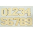 thumbnail image 2 of 1 Pc, 12 Inch X 1/4 Inch Thick Collegiate Font Wood Numbers 3 Easy To Paint Or Decorate For Indoor Use Only, 2 of 3