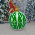 thumbnail image 7 of Hvmvliv Large Inflatable Christmas Balls Outdoor Christmas Yard Decorations Pvc Thicken Inflatables Decorative Ornaments for Yard 1.98 ft, Green, 7 of 7