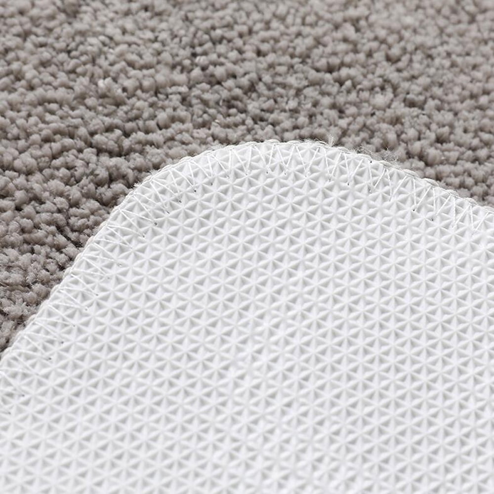 Soft Bathroom Rugs Absorbent Non-Slip 20" x 32" Dark Gray Fluffy Microfiber Bath Mats Machine Washable