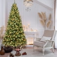 thumbnail image 3 of 6FT Prelit Christmas Tree Premium Artificial Christmas Tree with 300 Lights and 779 Branch Tips, 3 of 9