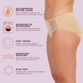 thumbnail image 4 of 1-Pack Women's Wearever Bikini Mid-Rise Maximum Absorbency Reusable Bladder Control Panties, 4 of 6