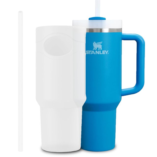 Set de botas y pajitas de silicona para vaso Stanley de 1183 ml