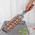 thumbnail image 3 of Monstrate Clip de red para barbacoa de jamón y salchichas de hierro, práctico y práctico para cocinar al aire libre y fácil Cocina y Comedor, 3 of 6