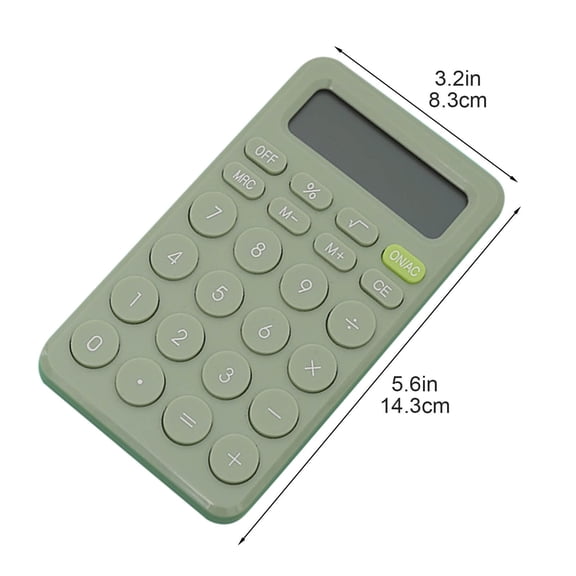 8 Digit Desk Calculator, Desktop Calculators with Large LCD Display & Big Buttons, Battery, Standard Basic 4 Function Calculator for Classroom, Office, Home, Business, Teachers