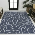 thumbnail image 3 of JONATHAN Y TUSCAN SUN 5 x 8 Area Rug, Nolan Coastal Organic Shapes - Navy/Cream, TSN307A-5, 3 of 6