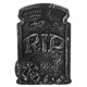 thumbnail image 1 of 1 pieza de diseño de escena de terror de casa embrujada, lápida de Halloween, accesorio de simulación decorativo estilo lápida, 1 of 5