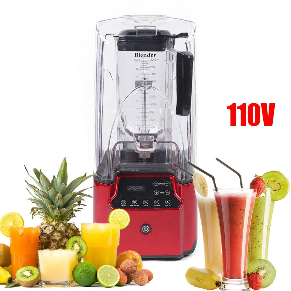 Buy Soundproof Cover Blender Professional Countertop Blender With ...