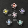 thumbnail image 3 of 30pcs 6 colors Transparent Acrylic Beads Bead in Bead Flower Mixed color 12x12.5x6mm Hole: 2.5mm 5pcs/color Acrylic, 3 of 5