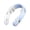 Blue, variant on Quad-Motor Bladeless Neck Fan for 360 Cooling, Portable Hands-Free Fan with Stepless Speed Dial and Voice Control Hardware, Rechargeable Personal Fan for Home and Sports