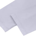 thumbnail image 6 of ZVAVZ Mens Stand Collar Athletic Shirt Long Sleeve Slim Fit T-Shirts Crew Neck Gym Workout Tee Shirt Bodybuilding Running Tops White M, 6 of 9