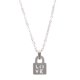 thumbnail image 1 of Collar de pareja Collar de amor Collar con colgante de cerradura de acero inoxidable Collar de moda, 1 of 5