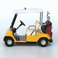 thumbnail image 2 of Fashionable Mini Golf Cart Clock with Multifunctional Features - Displays Year, Time, Month, Date, Day & Temperature, 3 Settings, Birthday Reminder, Music Mode - Zinc Alloy Decorative, 2 of 5