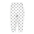 thumbnail image 5 of FAIWAD Plus Size Capris for Women Elastic Waist Polka Dots Print Cropped Pants Summer Drawstring Yoga Pants, 5 of 6