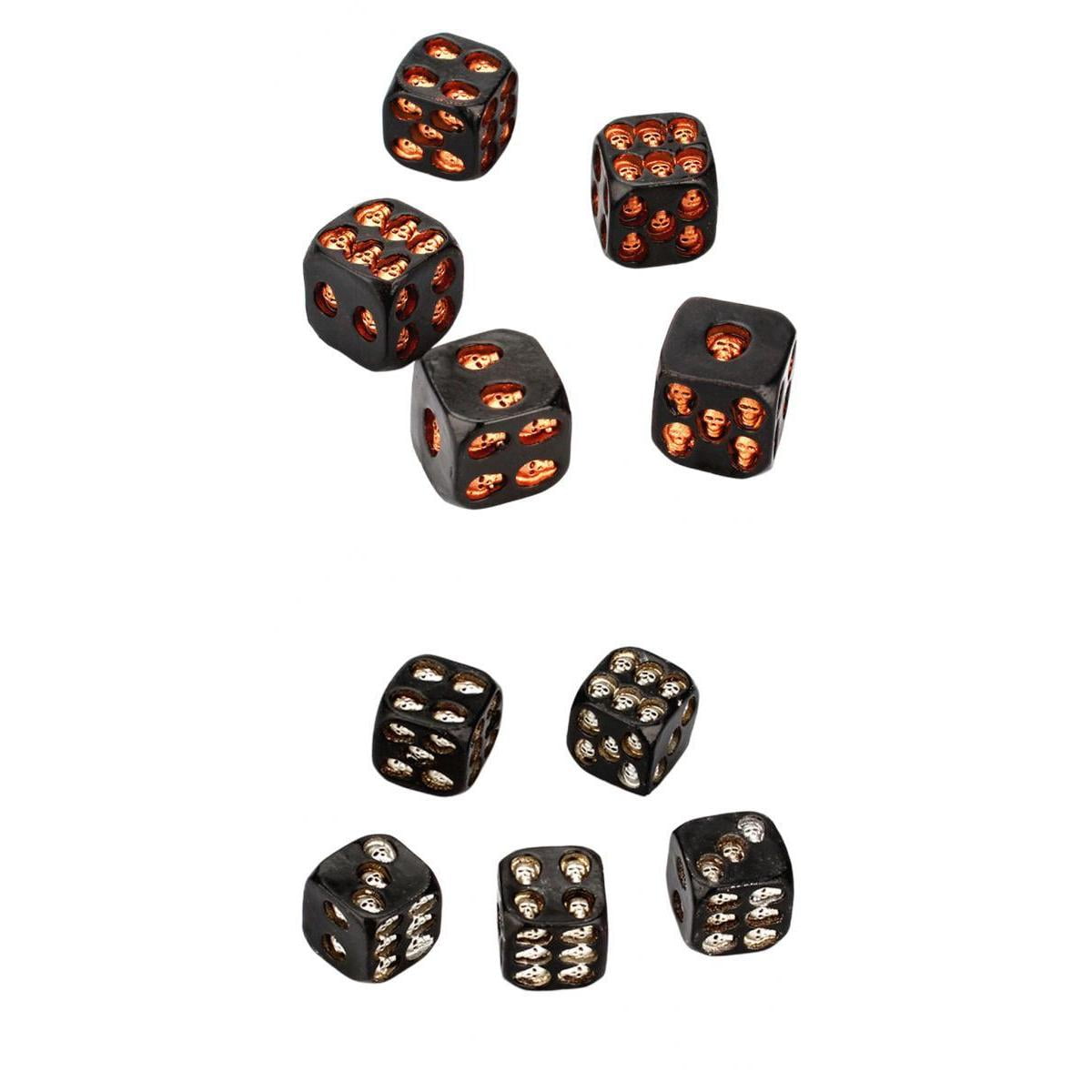 Cool Skull Dice 6-Sided KTV Bar Party Entertainment Game Pool Leisure Toys 