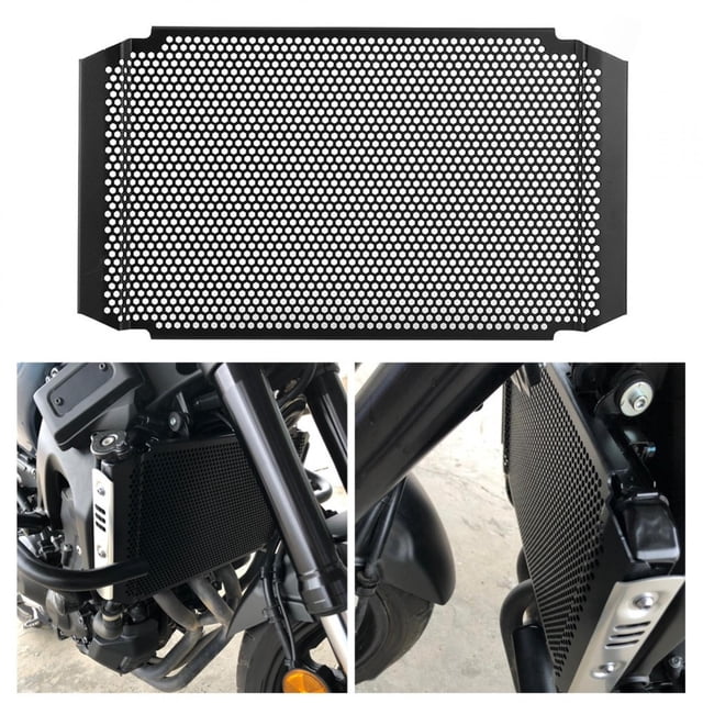 Protection de Radiateur de Moto, Protection de Protection de Grille de Radiateur en Acier Inoxydable pour FJ-09 / MT-09 2015-2020