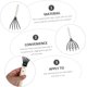 thumbnail image 2 of 2Pcs 5 Sea Rake Tools Gifts Set Tools Rake Trowel Set Cultivator Wooden Oyster Shell Portable Digging Seafood Rake Loosening Rake, 2 of 5