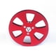 thumbnail image 5 of Matsuzay Accesorios de audio del carrete vacío durable para el carrete al carrete de cinta del carrete abierto de 5 pulgadas del reproductor de Sistemas de cine en casa Oro, 5 of 6