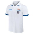 thumbnail image 2 of Men's Darius Rucker Collection by Fanatics  White New York Mets Bowling Button-Up Shirt, 2 of 3