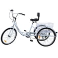 thumbnail image 2 of Spaco Stable & Comfortable Adult Tricycle, 24" Wheels, Hi-Ten Steel Frame, Ideal for Exercise, 2 of 7