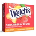 thumbnail image 2 of (2 pack) Welch's Strawberry Peach Gelatin Mix, 6 Servings, 3.99 oz Cardboard Box, 2 of 11