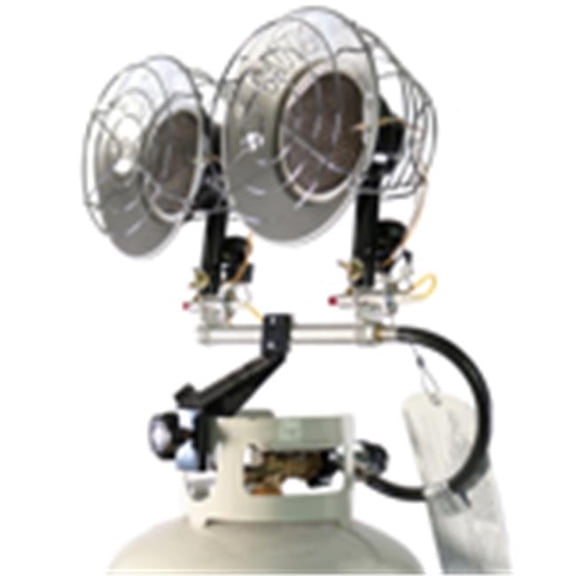 Mr. Heater Tank Top Heater Twin Burner with Electronic Spark Ignition