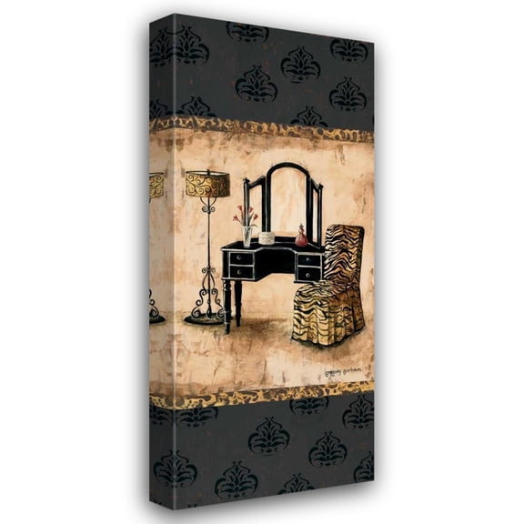 Gregory Gorham 10x18 Gallery Wrapped Canvas Wall Art Titled - Vintage Vanity Panel I