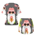 thumbnail image 5 of Lsque Summer Gnome 1 Women's Short-Sleeved Pajama Set - 2 Piece Soft and Lightweight Sleepwear Set-XX-Large, 5 of 9