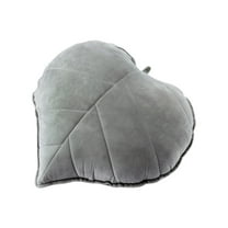 Leaf Throw Pillow 5.12 Inch Shaped Plush Cushion 3D Novelty Decorative Pillow for Sofa Couch Living Room Bedroom Car Home Decor Backrest Comfort Green Nature Theme Decorations