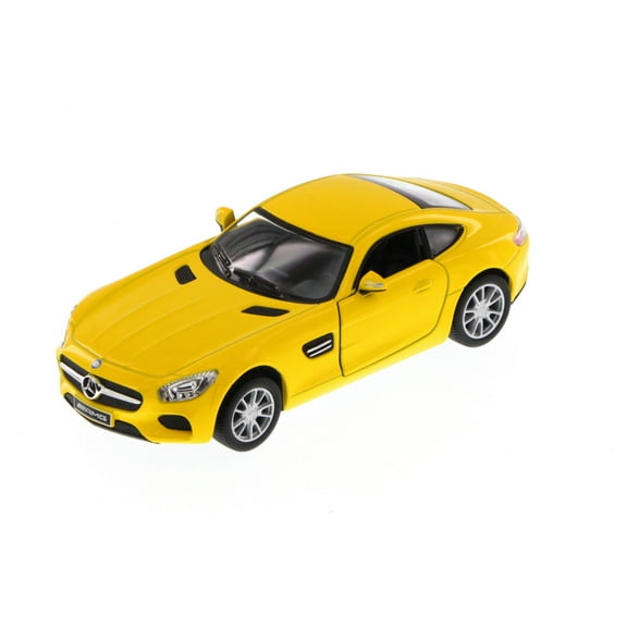 Mercedes-Benz AMG GT, Yellow - Kinsmart 5388D - 1/36 Scale Diecast Model Toy Car (Brand New, but NOT IN BOX)