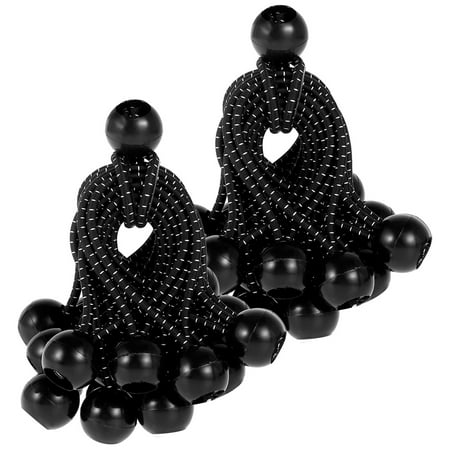 

Relax love 50 Pcs Ball Bungee Cords with Elastic String 4 Inch Wear Resistant Bungee Balls Tie Down Strap for Camping Tents Tarp Straps Poles Cargo Holding Wire and Hoses