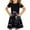 Multicolor, variant on 4-14 Years Girls Dresses Short Sleeve Kids Summer Cotton Casual A-Line Dress Girdle Tiered Swing Festive Dress for Girls Multicolor 9-10 Years