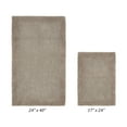 thumbnail image 3 of Better Trends Edge Sand 100% Cotton Reversible 2 Piece Bath Rug Set, 17" x 24" | 24" x 40", 3 of 4