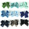 thumbnail image 4 of Janrevotw 1pcs Children'S Jewelry 5 Inch Sequin Bow Hair Clips Solid Color Girls Beaded Hair Clips, 4 of 7
