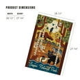 thumbnail image 2 of Lantern Press 1000 Piece Jigsaw Puzzle, Jasper National Park, Canada, Forest Animals, Geometric, 2 of 5