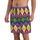 thumbnail image 2 of Balery Mardi Gras4 Traje de Baño Estilo Hawaiano para Hombre, Shorts de Secado Rápido con Bolsillos-XX-Large, 2 of 6
