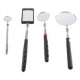 thumbnail image 1 of 4 Pcs Telescoping Inspection Mirror LED Lighted Flexible Inspection Mirror Round +Square Mirror Inspection Tool, 1 of 5