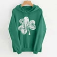 thumbnail image 1 of Pantalons pour Femmes Imprimé Saint-Patrick Décontracté Manches Longues Sweat à Capuche Ample Saint-Patrick, 1 of 5