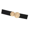 thumbnail image 4 of Fashion Women Wide Belt Wide Strechy with Buckle Female Hook Waistband Body Belt Black, 4 of 9