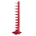 thumbnail image 5 of Southern Enterprises Farrah Spine 15.75"W x 16"D x 65.25"H 12-Shelf Freestanding Shelves, Red, 5 of 9
