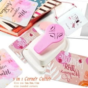 Corner Rounder Punch, 3-in-1 Corner Punches for Paper Crafts, Corner Cutter for Cardstock