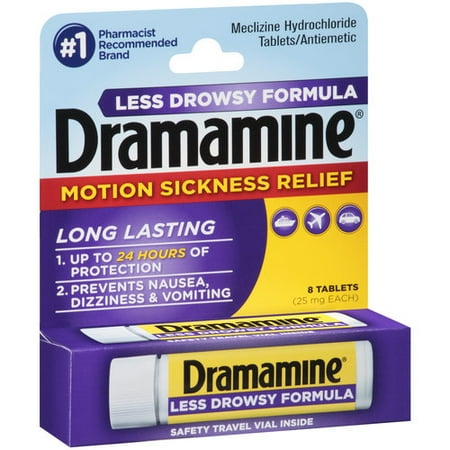 Dramamine Less Drowsy Alcohol