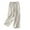 Beige, variant on QUYUON Joggers Pants for Women Sale Spring Summer Solid Color Leisure Retro Drawstring Elastic Waist Pants Cropped Pants Wide Leg Sweatpants Women Long Pant Leg Length Casual Style P5504 White M