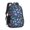 DarkBlue Cartoon Dinosaurs, variant on Colorful Dinosaur with Roar Pattern Cute School Backpack Bag with Padded Back and Adjustable Shoulder Straps 16.9 X 12.6 X 5.9 Inches