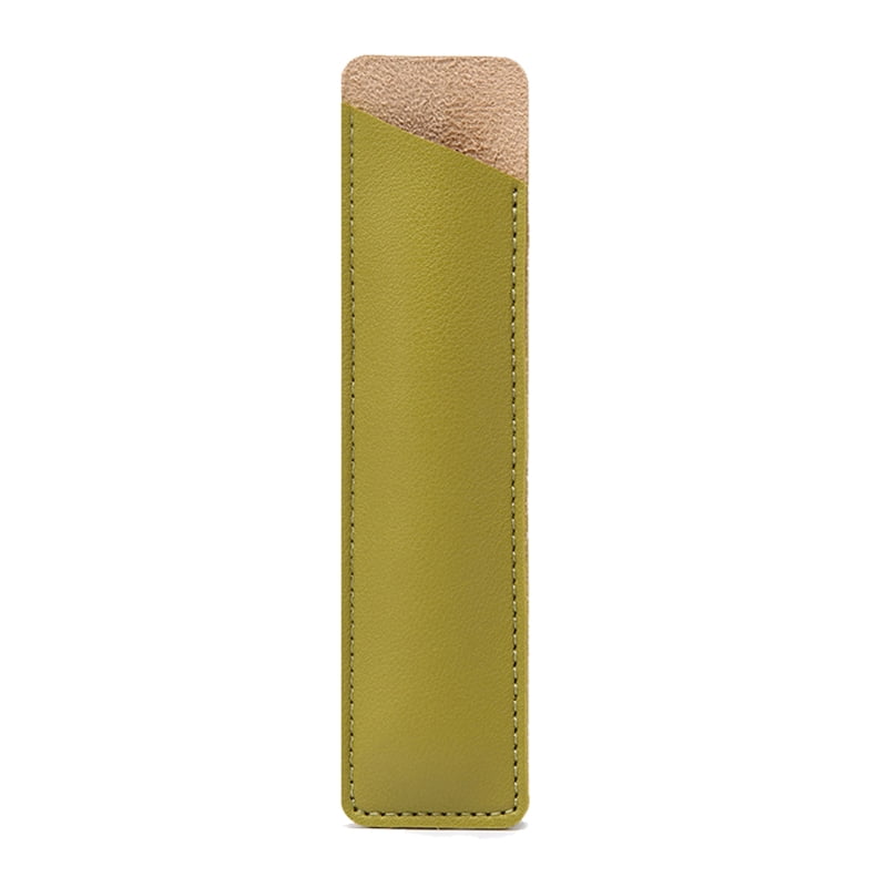 SUNRI PU Leather Pencil Case School Pen Storage Bag Cute Pen Case Kawaii Pen Protective Sleeve Small Sign Pen Cover Xmas Gift