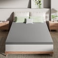 thumbnail image 2 of Gel-infused Memory Foam Mattress Topper - Ventilated Design Bed Topper for Firm Bed, Odor-free, Bedroom Furniture, Outdoor Pad, 2 of 8