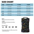 thumbnail image 5 of Goofa Lavender Flowers Printed Men's Sleeveless T-Shirt - Athletic Gym Workout Tank Top for Men - Moisture-Wicking, UPF 30+ Quick-Dry Muscle Tee-Large, 5 of 8