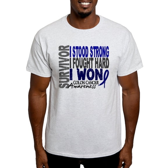 CafePress - Survivor 4 Colon Cancer Shirts And Gifts Light T S - Men's Classic Graphic T-Shirt